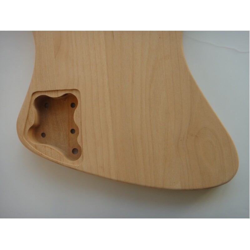 Kit de bricolaje para guitarra con clavijero Afanti, cuerpo de aliso y diapasón de ébano