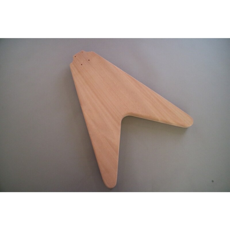 Kit de bricolaje para guitarra Afanti con cuerpo de caoba maciza sin terminar y diapasón de palisandro