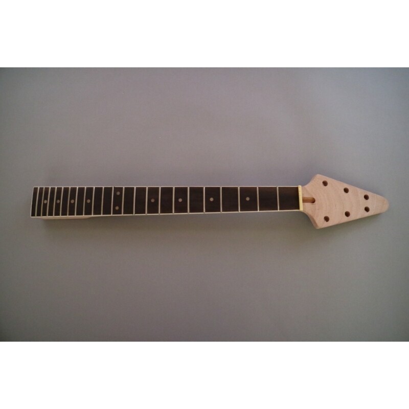 Kit de bricolaje para guitarra Afanti con cuerpo de caoba maciza sin terminar y diapasón de palisandro