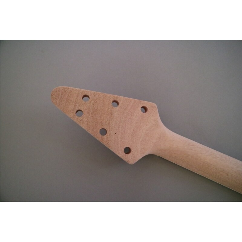 Kit de bricolaje para guitarra Afanti con cuerpo de caoba maciza sin terminar y diapasón de palisandro