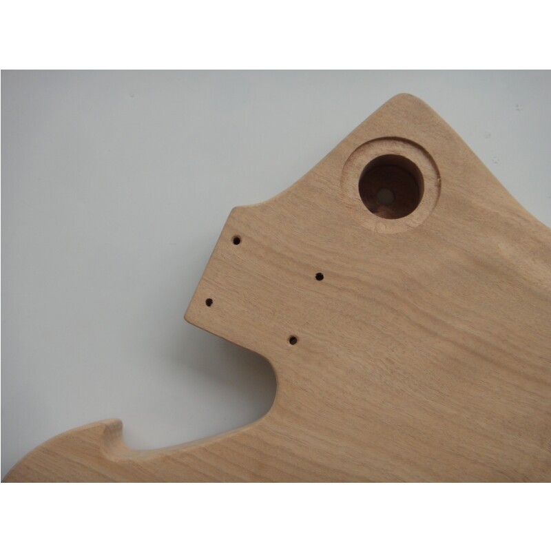 Kit de guitarra eléctrica Afanti Ice de 7 cuerdas sin terminar con diapasón de arce y cuerpo de caoba