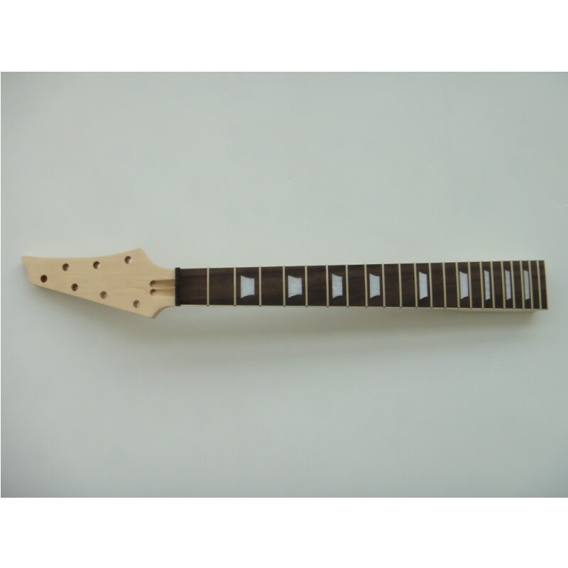 Kit de guitarra eléctrica Afanti Ice de 7 cuerdas con cuerpo de tilo sin terminar y mástil de arce