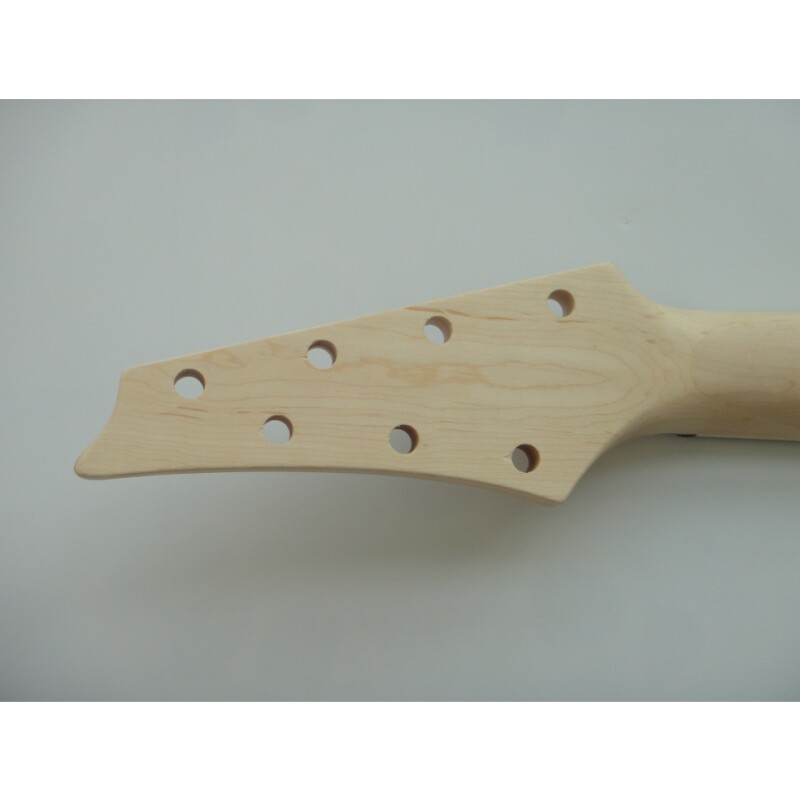 Kit de guitarra eléctrica Afanti Ice de 7 cuerdas con cuerpo de tilo sin terminar y mástil de arce