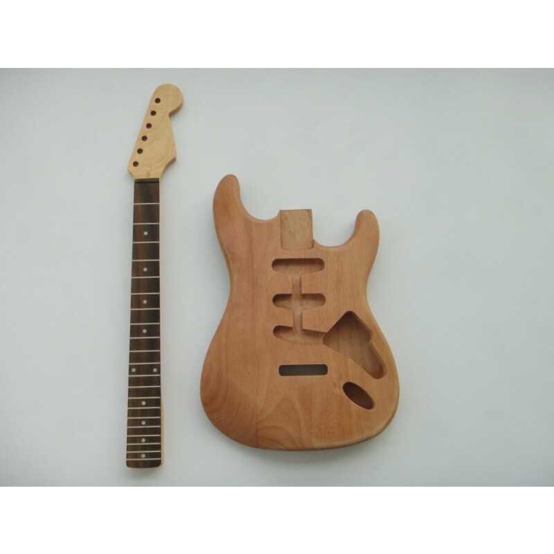 Kit de bricolaje para guitarra eléctrica Afanti Custom Mahogany Body Maple Neck