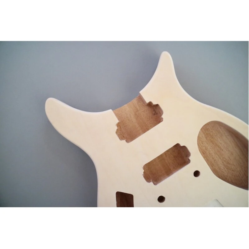 Kit de guitarra para armar tu propia guitarra Afanti Custom Semi-Hollow Mahogany Body