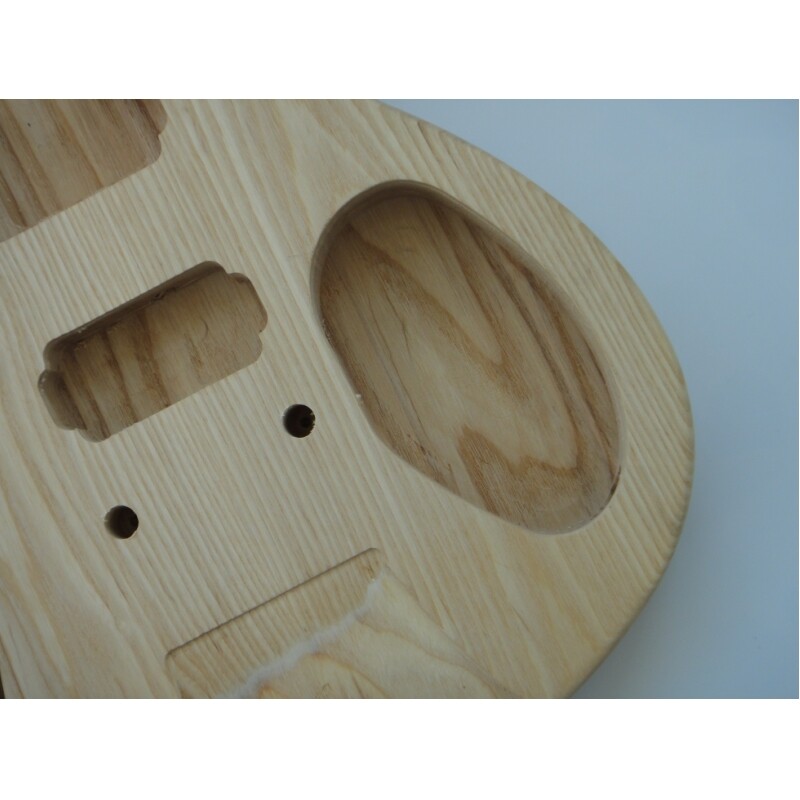 Kit de guitarra eléctrica Afanti Custom Ash Body para armar tu propia guitarra eléctrica