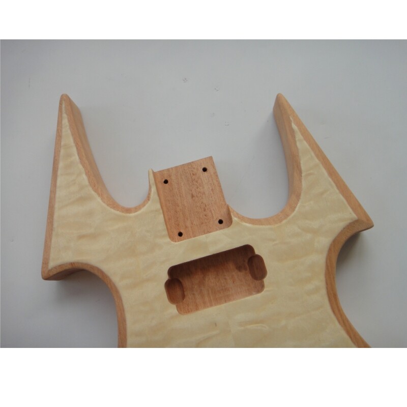 Kit de guitarra eléctrica Afanti con cuerpo de caoba y chapa de arce acolchado