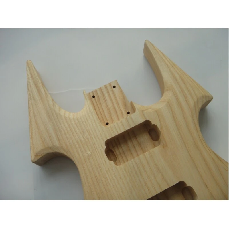 Kit de bricolaje para guitarra eléctrica Afanti con diapasón de ébano y cuerpo de fresno