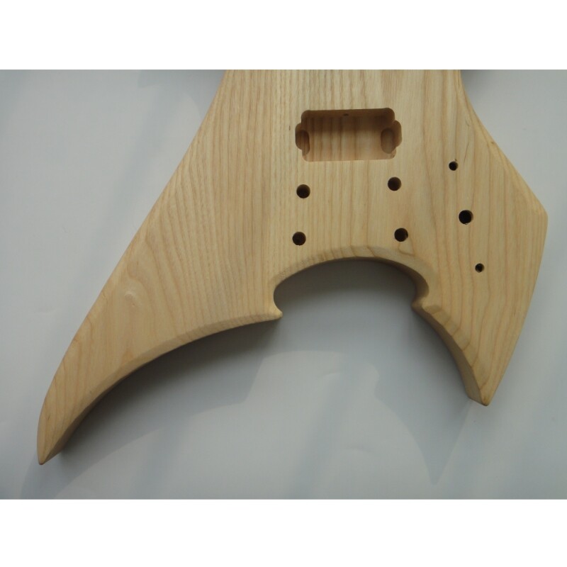 Kit de bricolaje para guitarra eléctrica Afanti con diapasón de ébano y cuerpo de fresno