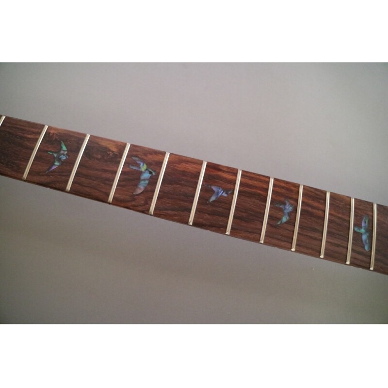 Kit de bricolaje para guitarra eléctrica Afanti con cuerpo de caoba sin terminar y chapa de fresno