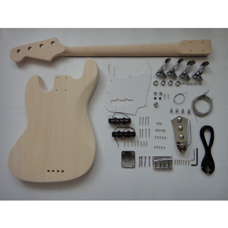 Kit de bajo de jazz personalizado Afanti de madera de tilo para armar uno mismo