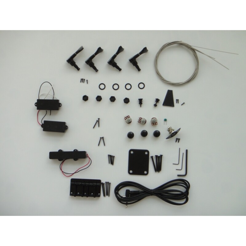 Kit de bajo Afanti EX de 4 cuerdas con cuerpo de aliso y mástil de arce