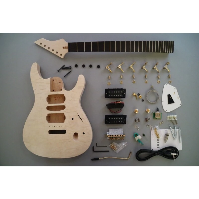Kit de guitarra eléctrica Afanti Custom Alder Body con diapasón de ébano