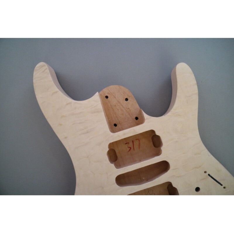 Kit de guitarra eléctrica Afanti Custom Alder Body con diapasón de ébano