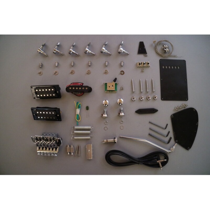 Kit de guitarra eléctrica para armar tu propio cuerpo y mástil de caoba Afanti Ufinished