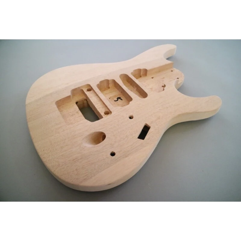 Kit de guitarra eléctrica para armar tu propio cuerpo y mástil de caoba Afanti Ufinished