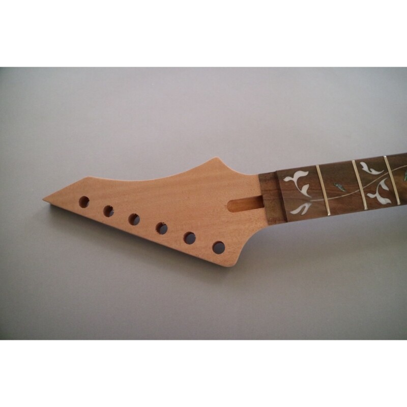 Kit de guitarra eléctrica para armar tu propio cuerpo y mástil de caoba Afanti Ufinished