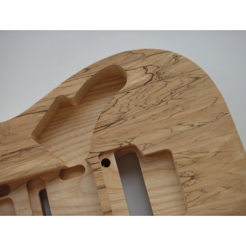 Kit de guitarra para armar Afanti con cuerpo sólido inacabado, diapasón de palisandro con incrustaciones de vid y doble bloqueo