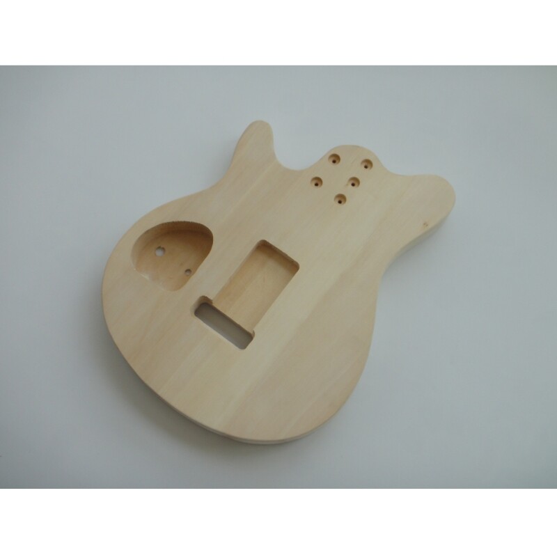 Kit de bricolaje para guitarra eléctrica Afanti Custom Zebra HH Pickup con chapa de arce acolchado