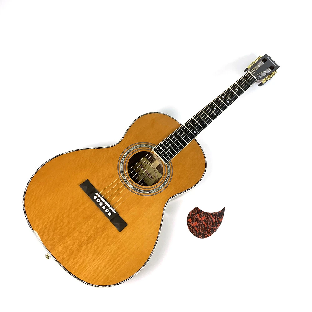 Guitarra acústica Afanti East Luthier Series de 36" con tapa de abeto macizo Stika y parte trasera de palisandro