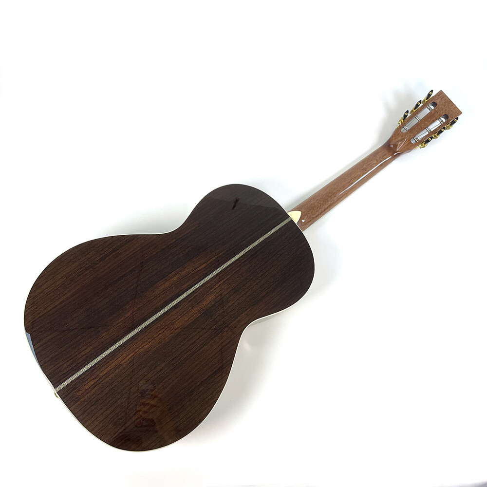 Guitarra acústica Afanti East Luthier Series de 36" con tapa de abeto macizo Stika y parte trasera de palisandro