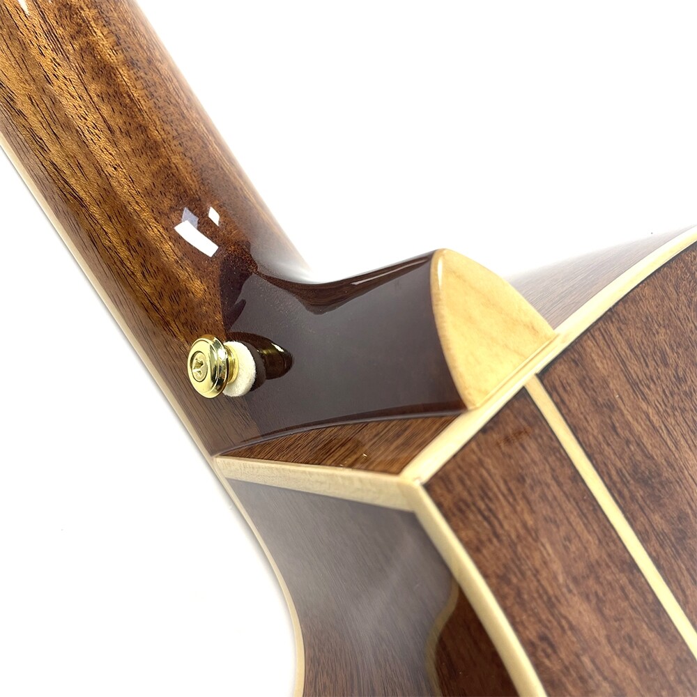 Guitarras acústicas con tapa maciza de abeto y incrustaciones de abulón real de la serie Luthier de Afanti East