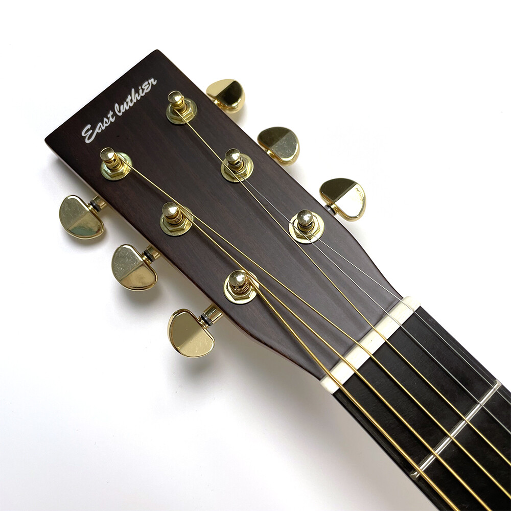 Guitarra acústica dreadnought de 41" con tapa de abeto macizo Stika de la serie Afanti East Luthier