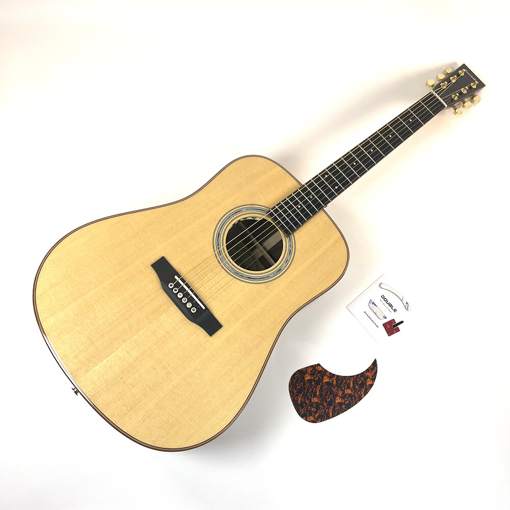 Guitarra acústica dreadnought de 41" de madera maciza de abeto Sitka de la serie Luthier de Afanti East