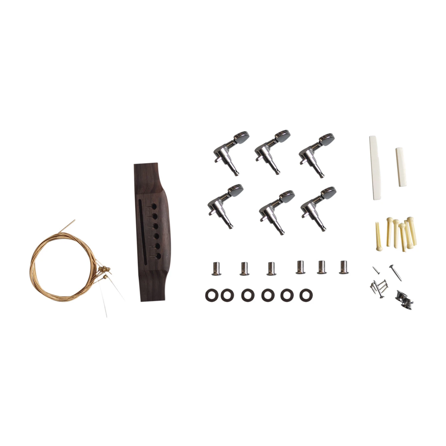 Kit de guitarra acústica Afanti Dreadnought de 41" con tapa de abeto y sin terminar