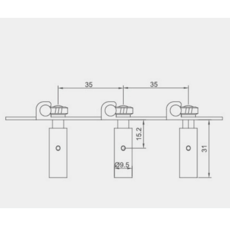 Afinador Afanti Cromado para Guitarra Clásica