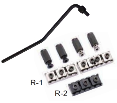 Afanti Guitarra Eléctrica Doble Bloqueo Tremolo Puente para Floyd Rose Estilo