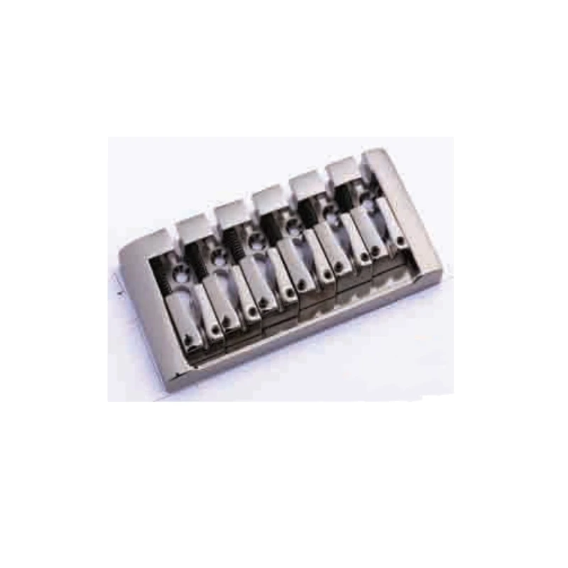 Afanti Zinc Saddle 6 String Bass Guitar Bridge