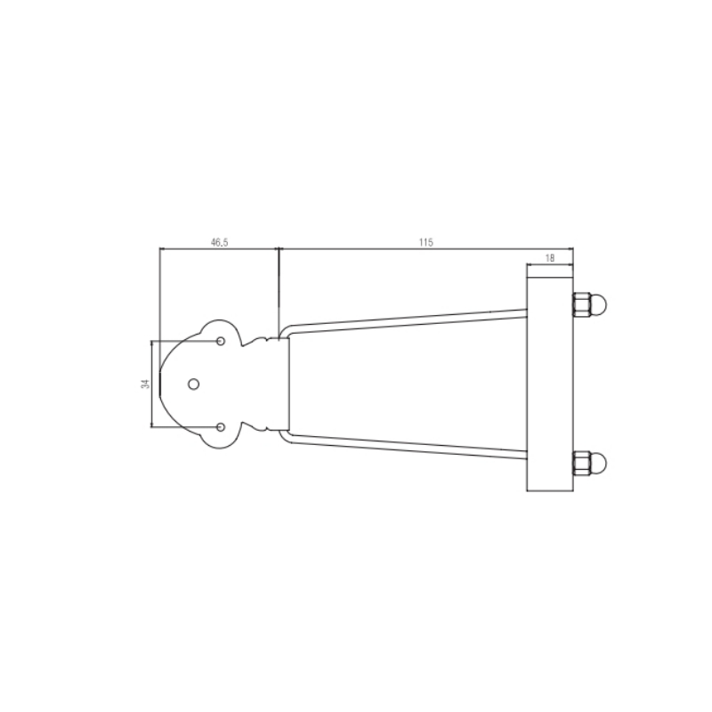 Afanti Cordal Cromado 4 Cuerdas Guitarra Bajo
