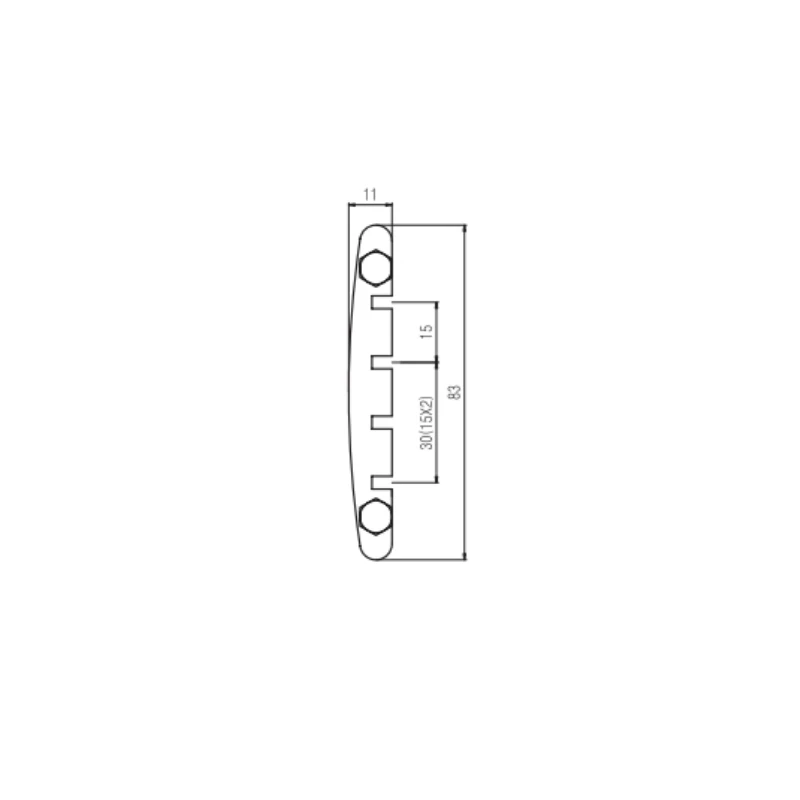 Afanti Cordal Cromado 4 Cuerdas Guitarra Bajo