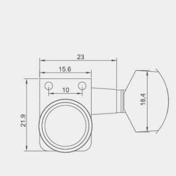 Afinador de Guitarra Eléctrica Afanti Rainbow Locking Style