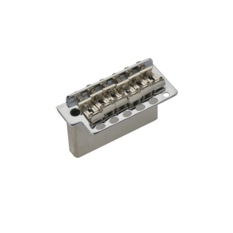 Afanti Stamped Steel Saddle Sólido Bloque de Acero Tremolo Puente de Guitarra Eléctrica