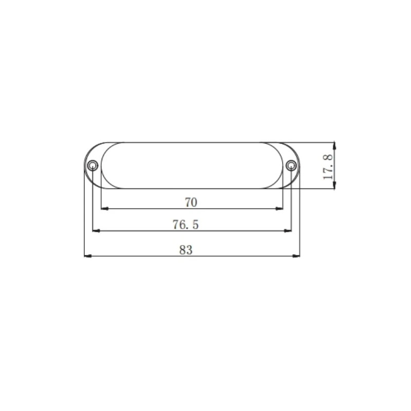 Afanti Negro Sellado Pastilla Simple Cubierta para Guitarra Eléctrica St