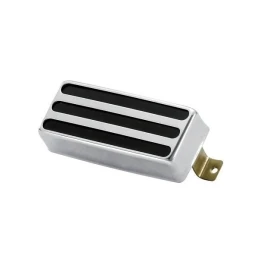 Pastillas Mini Humbucker Afanti Chrome Three Line Style para Guitarra LP Style