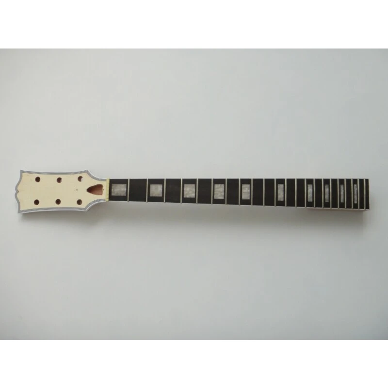 Afanti Caoba con tapa de arce flameado Diapasón de ébano Lp DIY Guitar Kit