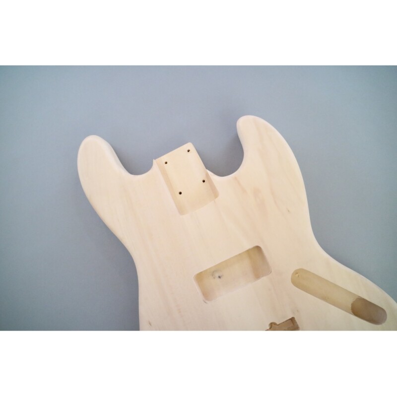 Afanti Basswood Body with Pearl Red Pickguard Kit Guitarra Bajo