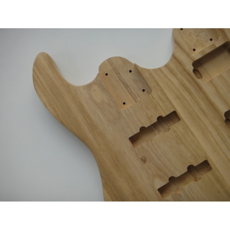 Afanti Paulownia Cuerpo Arce Mástil 4+6 Bajo Guitarra Eléctrica Kit