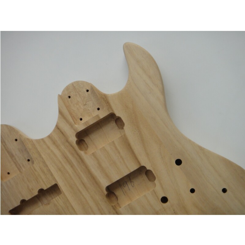 Afanti Paulownia Cuerpo Arce Mástil 4+6 Bajo Guitarra Eléctrica Kit