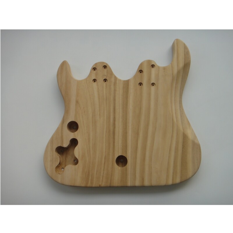 Afanti Paulownia Cuerpo Arce Mástil 4+6 Bajo Guitarra Eléctrica Kit