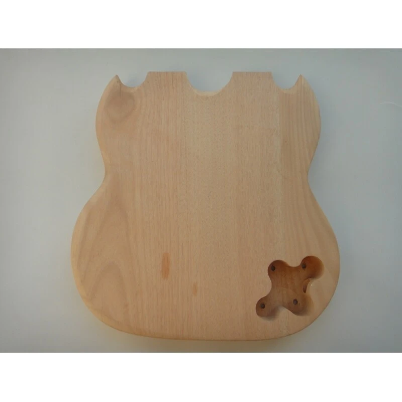 Afanti Cuerpo de Caoba con Chapa de Arce Flameado 12+6 Guitarra Eléctrica Doble Mástil Kit