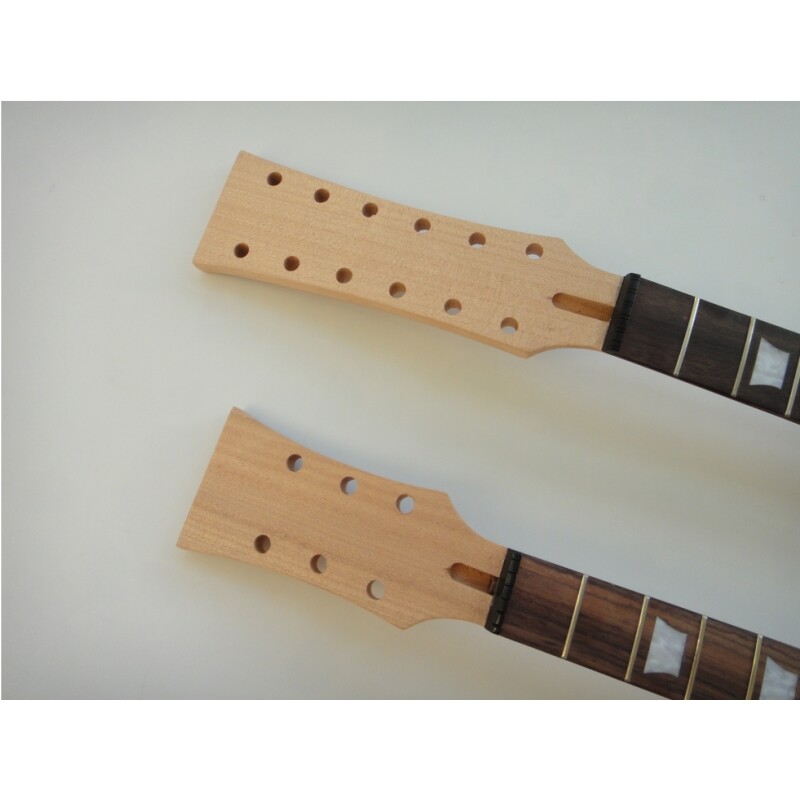 Afanti Cuerpo de Caoba con Chapa de Arce Flameado 12+6 Guitarra Eléctrica Doble Mástil Kit