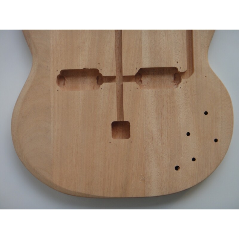 Kit Guitarra Eléctrica Afanti Cuerpo Caoba Diapasón Palosanto Doble Mástil