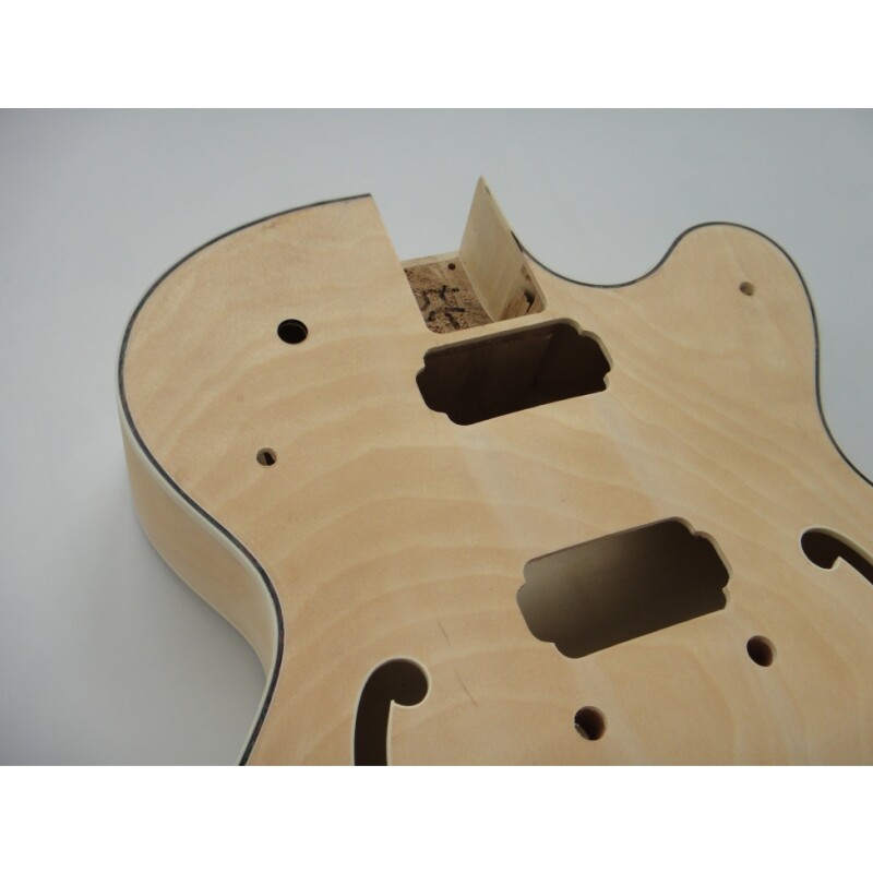  Kit de guitarra eléctrica Afanti Maple Plywood Body Ebony Fingerboard