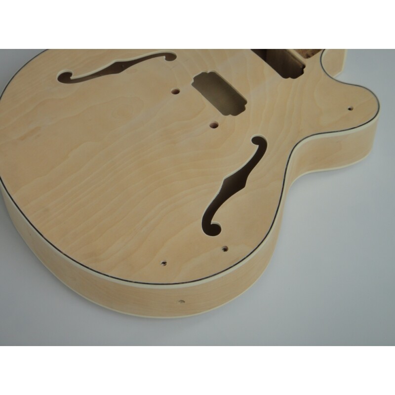  Kit de guitarra eléctrica Afanti Maple Plywood Body Ebony Fingerboard