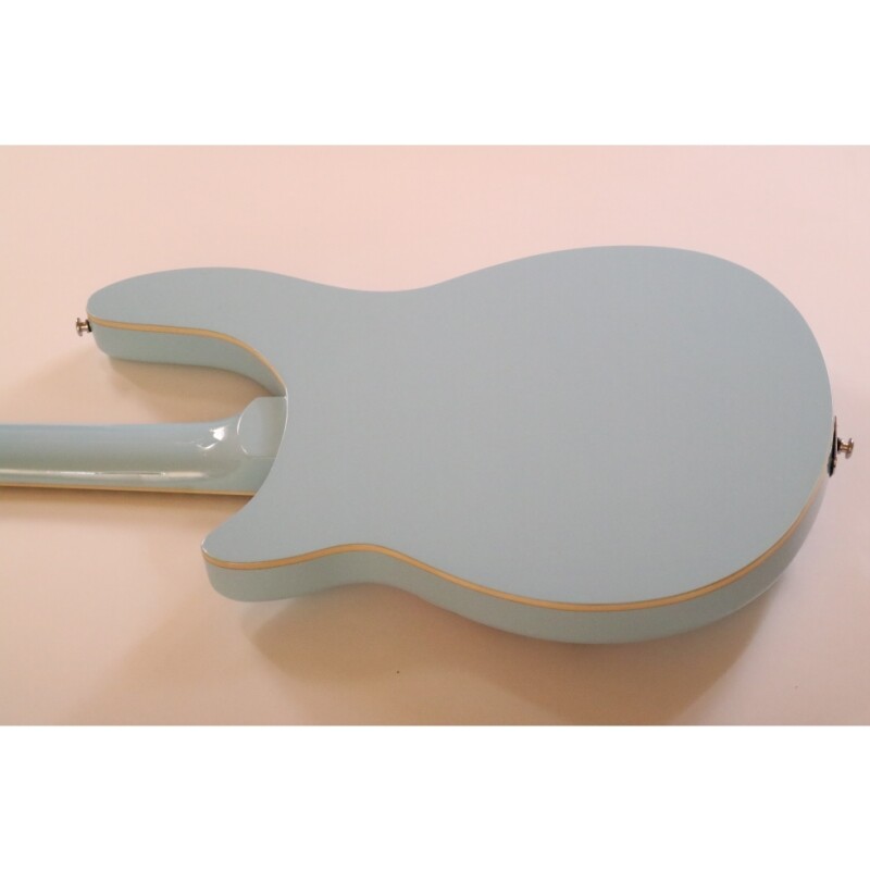 Guitarra Bajo Eléctrico Afanti Semi-Hollow Light Blue Body Rick