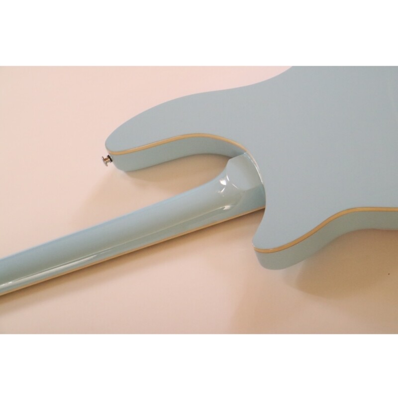 Guitarra Bajo Eléctrico Afanti Semi-Hollow Light Blue Body Rick